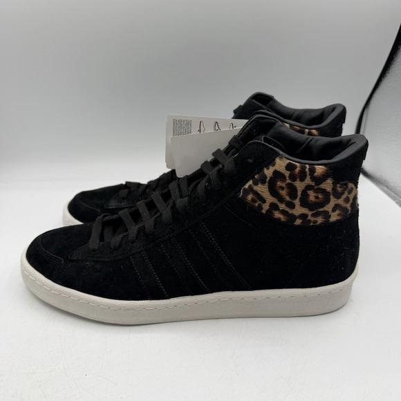 Adidas AO Hook Shot II Shoes Mens Sz 10.5 Black/Leopard Print Sneakers G96317 main image 4